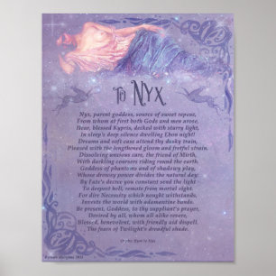 NAAR NYX - GODESS INVOCATION POSTER