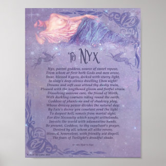 NAAR NYX - GODESS INVOCATION POSTER