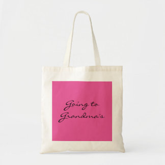 Naar oma's huis - Kleine boodschappentas Tote Bag