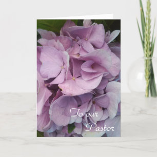 Naar onze predikant bedankkaart