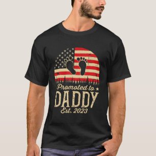 Naar papa 2023 voor de eerste keer gepromoot vader t-shirt