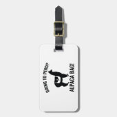 Naar Peru? Bagagelabel (Voorkant verticaal)