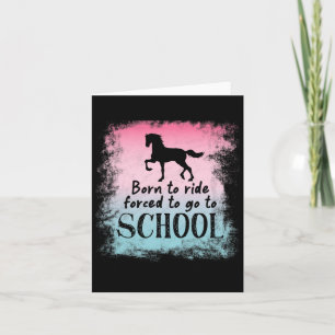 Naar school voor paardenrennen kaart