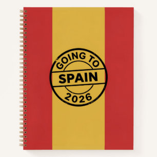 Naar Spanje 2026 Notitieboek