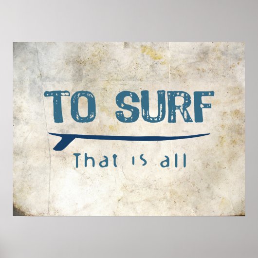 Naar Surf Poster (Voorkant)
