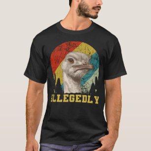 naar verluidt grappige minnaar van Ostrich T-shirt