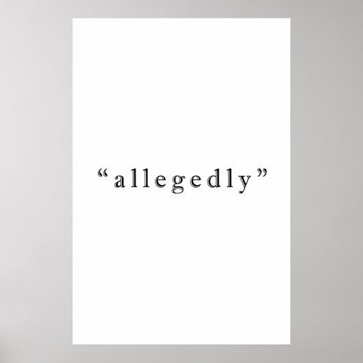 Naar verluidt poster (Voorkant)