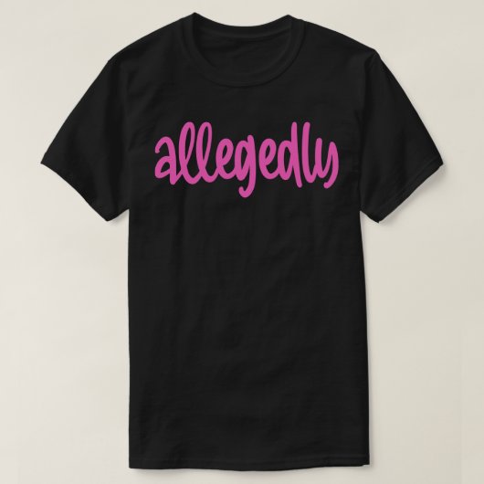 Naar verluidt t-shirt (Design voorkant)