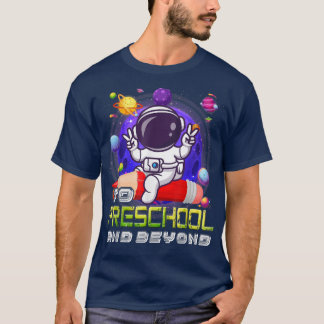 Naar voorschool en verder dan Astronaut terug naar T-shirt