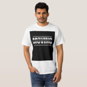 Naar voren bewegen unisex T-shirt (Voorkant volledig)