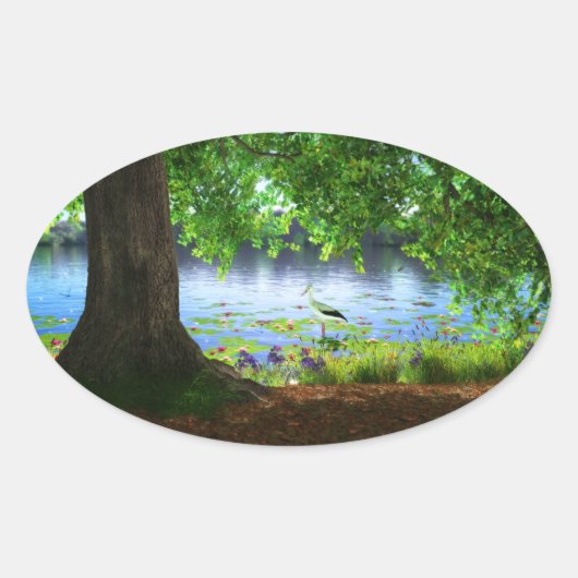 Naast de Stickers van het stille water (Voorkant)