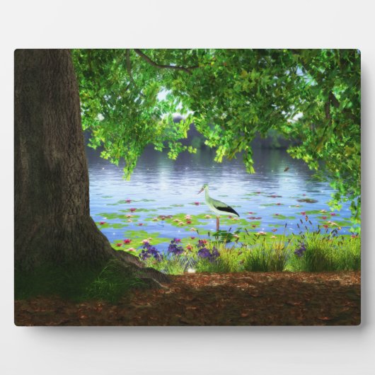 Naast de stille watervlakte fotoplaat (Voorkant)