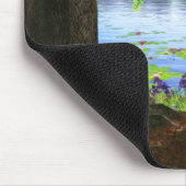 Naast de stilstaande watermousepad muismat (Hoek)