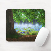 Naast de stilstaande watermousepad muismat (Met muis)