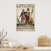 Naast Side Britannia Poster (Keuken)