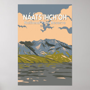 Naats'ihch'oh National Park Reserve Reis Vintage Poster