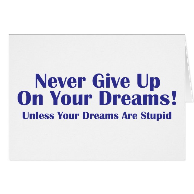 N'abandonne jamais (Devant horizontal)