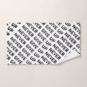 N'abandonne jamais (Serviette à main)