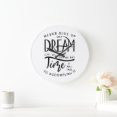 N'Abandonne Jamais Sur Une Horloge De Rêve (Maison)