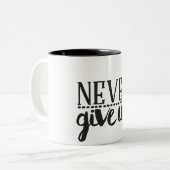 N'abandonnez jamais la tasse (Devant gauche)