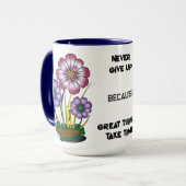 N'abandonnez jamais la tasse de café (Devant gauche)