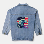 n'abandonnez jamais le combat Eagle American Flag (Verso)