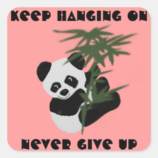 N'abandonnez jamais les stickers Panda