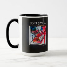 "n'abandonnez pas" Beverage Mug
