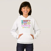 "N'ABANDONNEZ PAS D'OBJECTIFS" Beau Design. Comman (Devant entier)