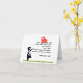 N'abandonnez pas la carte de devis d'encouragement (Fleur jaune)