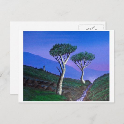 Nabij de DMZ Zuid-Korea Briefkaart (Voorkant / Achterkant)