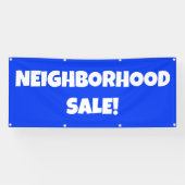 NABUURSCHAPSVERKOOP! Spandoek (Horizontaal)