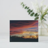*'Nachlight' ontwerp Briefkaart (Staand voorkant)