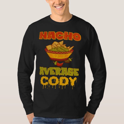 Nacho Average Cody T-shirt (Voorkant)