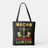 Nacho Average Lawyer Funny Cinco de Mayo Draagtas (Achterkant)