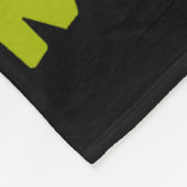 Nacho Average Morgan Funny Birthday Personalized N Fleece Deken (Hoek)