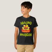 Nacho Average Morgan Funny Birthday Personalized N T-shirt (Voorkant volledig)