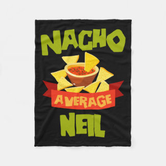 Nacho Average Neil Grappige Verjaardag Gepersonali Fleece Deken
