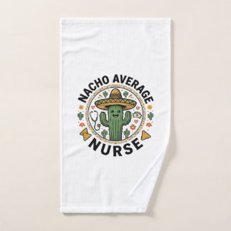 Nacho Average Nurse Cactus Fiesta Shirt Ontwerp_1 Handdoek