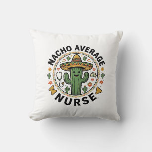 Nacho Average Nurse Cactus Fiesta Shirt Ontwerp_1 Kussen