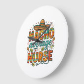 Nacho Average Nurse Fiesta Vector Shirt Ontwerp_1 Grote Klok (Hoek)