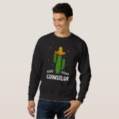Nacho Average School Counselor Funny Cactus Lover Trui (Voorkant volledig)