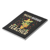 Nacho Average Teacher Cinco De Mayo Mexicaans Fees Notitieblok (Gedraaid)