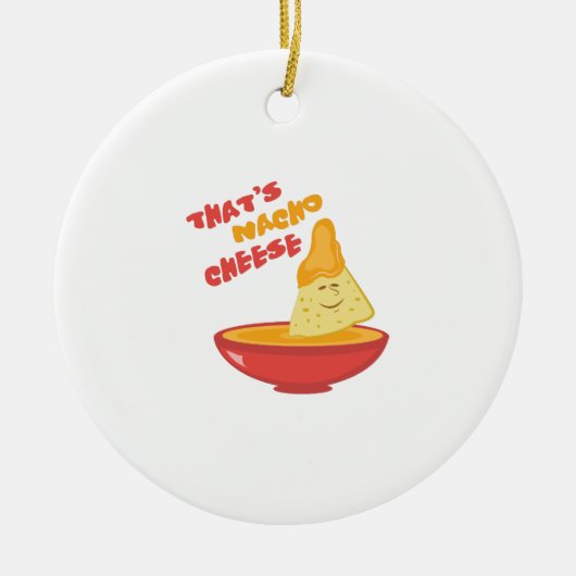 Nacho Cheese Keramisch Ornament (Voorkant)