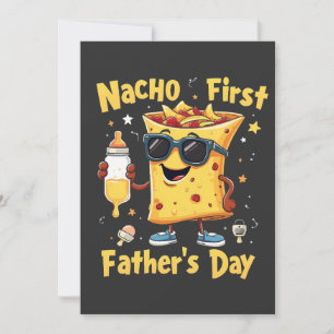 Nacho eerste Vaderdag Cinco de Mayo vader Save The Date