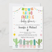 Nacho Gemiddeld Baby shower Cactus Fiesta Kaart (Voorkant)