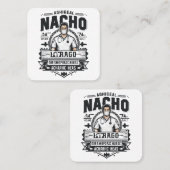 Nacho Gemiddeld Orthopedisch Verpleegkundige Vierkante Visitekaartje (Voorkant / Achterkant)