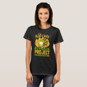 Nacho Gemiddeld projectmanagement projectmanager M T-shirt (Voorkant volledig)