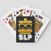 Nacho Gemiddeld SLP Spraak Taal Patholoog Pokerkaarten (Achterkant)