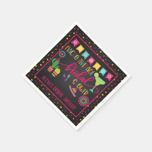 Nacho Gemiddeld Vrijgezellenfeest servet - BLK (Hoek)